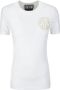 Versace Jeans Couture Stijlvolle Foil T-Shirt voor Modebewuste Vrouwen White Dames - Thumbnail 2