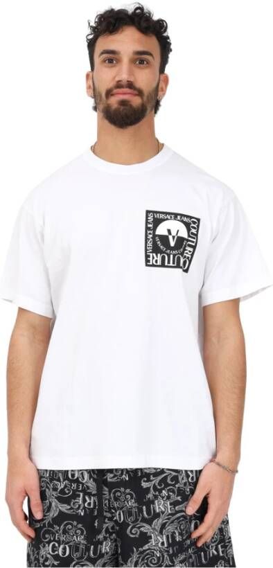 Versace Jeans Couture Designer T-shirts en Polos White Heren
