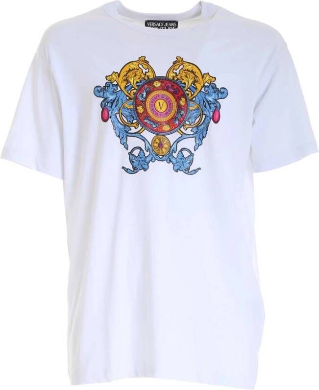 Versace Jeans Couture T-Shirts Wit Heren
