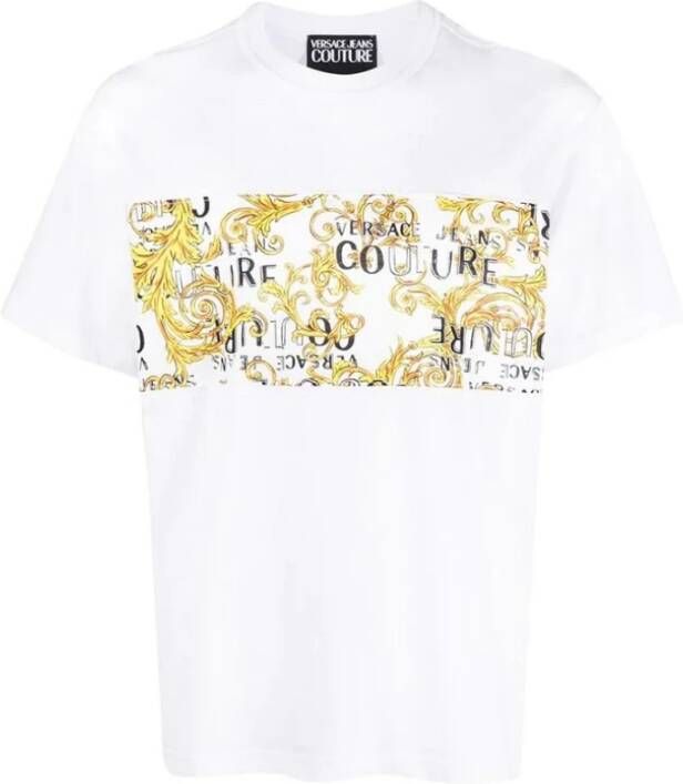 Versace Jeans Couture Katoenen Heren T-Shirt Veelzijdige Stijl Multicolor Heren