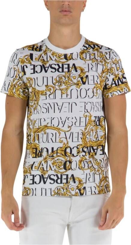 Versace Jeans Couture T-Shirts White Heren
