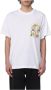 Versace Jeans Couture T-shirt girocollo con tasca e logo stampato uomo 73Gah6R0-Js099 Bianco Oro Wit Heren - Thumbnail 10