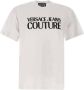 Versace Jeans Couture Iconisch Logo Katoenen Sweatshirt voor Heren White Heren - Thumbnail 3