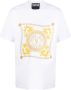 Versace Jeans Couture Witte Katoenen T-shirt met Logo Print White Heren - Thumbnail 3