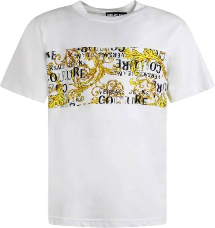 Versace Jeans Couture T-Shirts Wit Heren