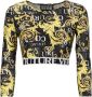 Versace Jeans Couture Multikleur Top met Versace Stijl Multicolor Dames - Thumbnail 3