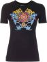 Versace Jeans Couture Regalia Logo Print T-Shirt Black Dames - Thumbnail 1