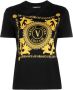 Versace Jeans Couture Stijlvolle Zwarte T-shirt voor Modebewuste Vrouwen Black Dames - Thumbnail 1
