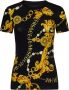 Versace Jeans Couture Slim Fit Logo Print T-shirt voor vrouwen Black Dames - Thumbnail 1