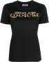 Versace Jeans Couture Zwarte T-shirts en Polos voor dames Aw23 Collectie Black Dames - Thumbnail 1