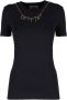 Versace Jeans Couture Zwart Couture Charms T-Shirt Black Dames - Thumbnail 1