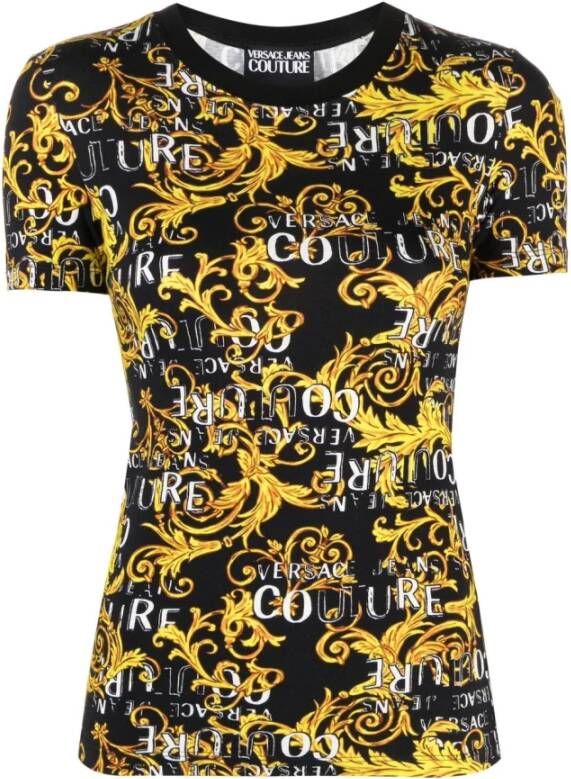 Versace Jeans Couture T-shirts Zwart Dames
