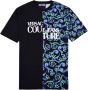Versace Jeans Couture Luxe Logo T-Shirt voor Heren Black Heren - Thumbnail 1