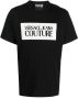 Versace Jeans Couture Zwarte T-shirts en Polos Heren Jersey T-Shirt Black Heren - Thumbnail 1
