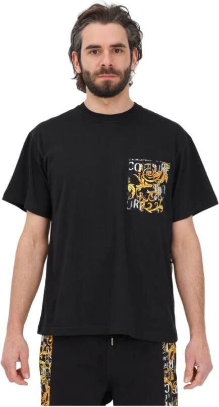 Versace Jeans Couture T-Shirts Zwart Heren