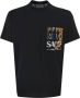 Versace Jeans Couture Christer T-shirt met barokke print en Men`s 73GAH6S0-JS099 Gold Logo Wit Heren - Thumbnail 4