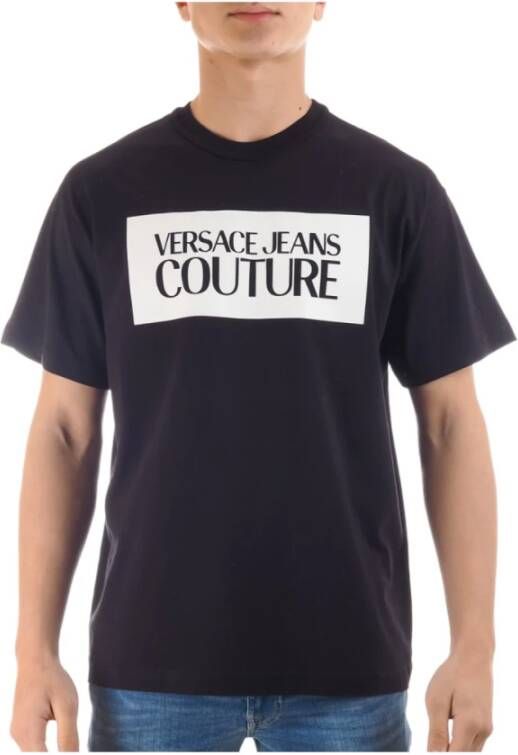 Versace Jeans Couture T-Shirts Zwart Heren