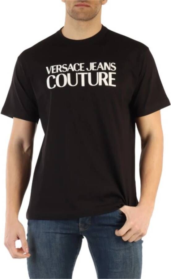 Versace Jeans Couture Zwart T-shirt en Polo Collectie Black Heren
