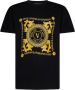 Versace Jeans Couture Logo-print Organisch Katoenen T-shirt Zwart Black Heren - Thumbnail 1