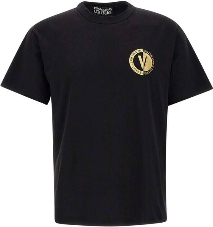 Versace Jeans Couture T-Shirts Zwart Heren