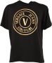 Versace Jeans Couture Zwarte T-shirt en Polo Collectie Black Heren - Thumbnail 3