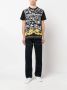 Versace Jeans Couture T-shirt met Graffiti Print en Logo Zoom Multicolor Heren - Thumbnail 4