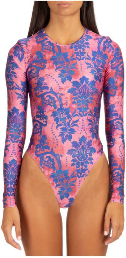 Versace Jeans Couture Tapestry Couture Bodysuit Roze Dames