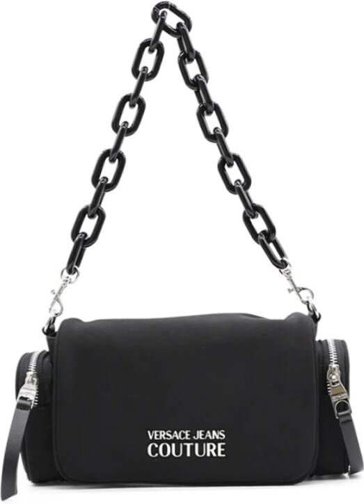 Versace Jeans Couture Tijdloze zwarte schoudertas Black Dames