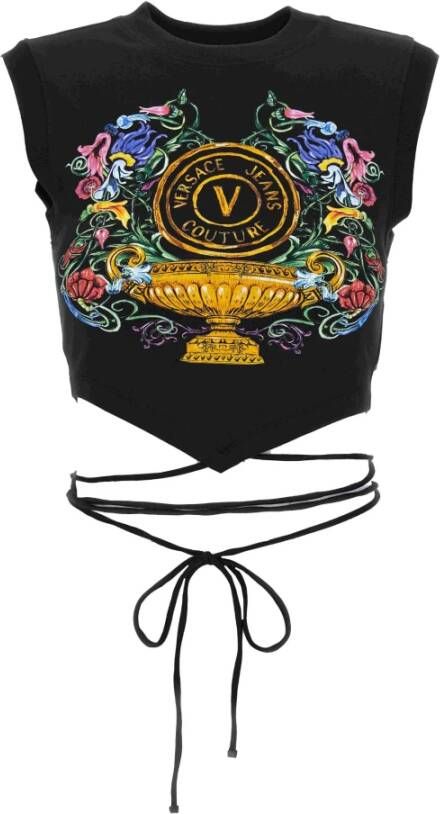 Versace Jeans Couture top Zwart Dames