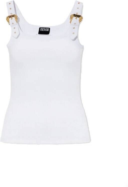 Versace Jeans Couture Stijlvolle Top voor Modeliefhebbers White Dames