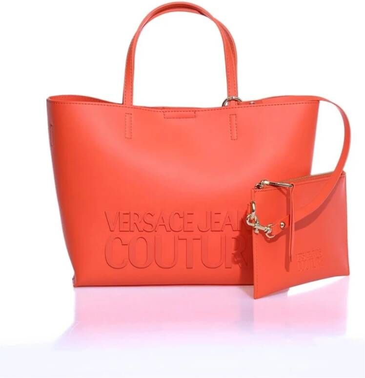 Versace Jeans Couture Trendy Tote Bag Orange Dames