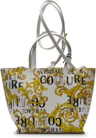 Versace Jeans Couture Shoppers Range Z Reversible Shopper in wit