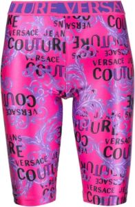 Versace Jeans Couture Training Shorts Paars Dames
