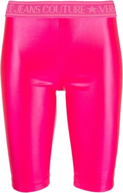 Versace Jeans Couture Fuchsia Trainingsbroek voor dames Pink Dames
