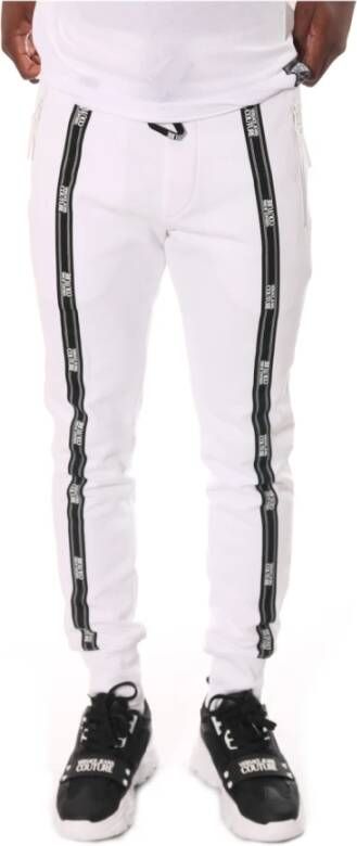 Versace Jeans Couture Witte Joggingbroek met Iconisch Logo White Heren
