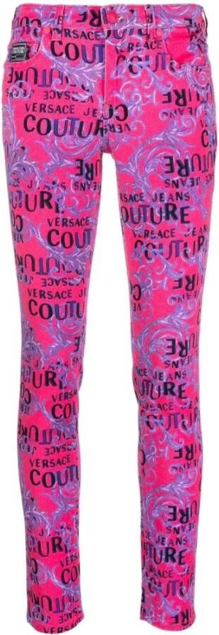 Versace Jeans Couture Trousers Paars Dames