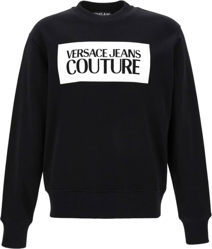 Versace Jeans Couture Stijlvolle Hoodie van Black Heren