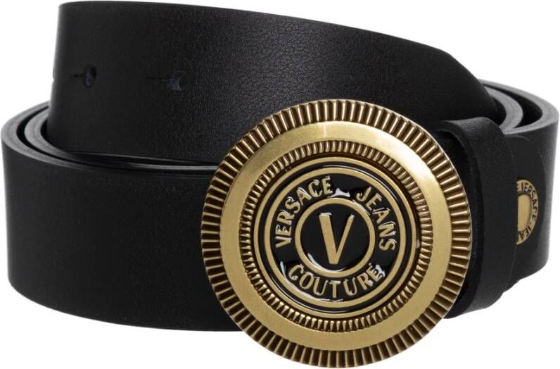 Versace Jeans Couture V-emblem riem Zwart Heren