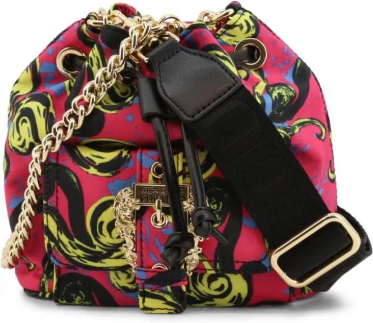 Versace Jeans Couture Nylon Handtas Lente Zomer Collectie Multicolor Dames