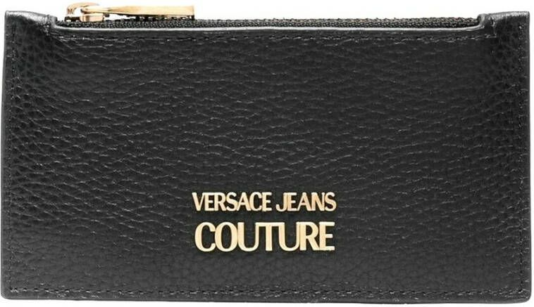 Versace Jeans Couture Wallet Range City Rock Slg Sketch 3 Grainy Leather Zwart Heren