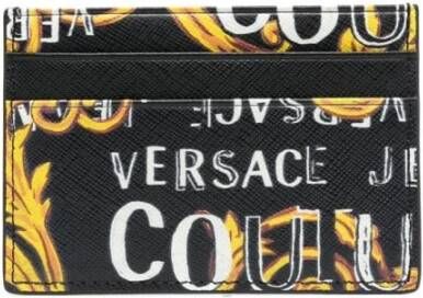 Versace Jeans Couture Barocco-Print Pasjeshouder met Logo Print Multicolor Heren