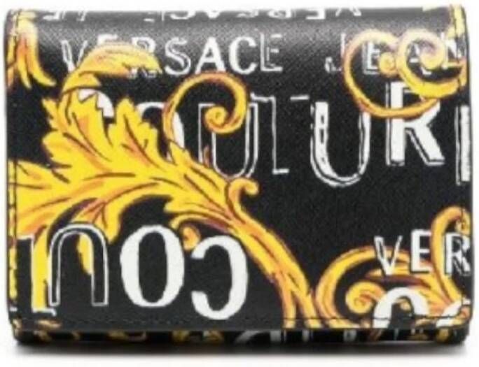 Versace Jeans Couture Barokprint Herenportemonnee Synthetisch Leer Multicolor Heren