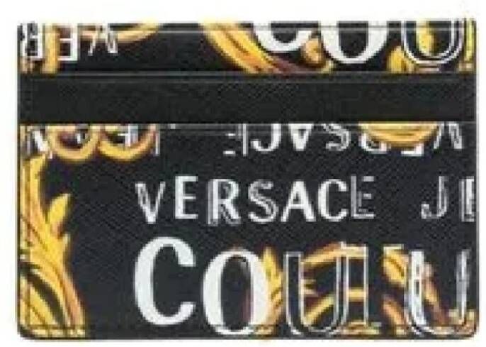 Versace Jeans Couture Barocco-Print Pasjeshouder met Logo Print Multicolor Heren