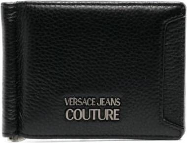 Versace Jeans Couture Stijlvolle Portemonnees voor Moderne Mannen Black Heren