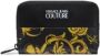 Versace Jeans Couture Barocco Print Zwarte Portemonnee voor Moderne Mannen Black Heren - Thumbnail 1