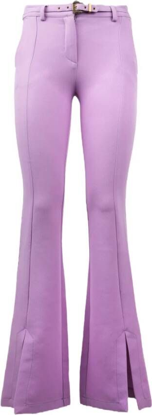 Versace Jeans Couture Wide Trousers Purple Dames