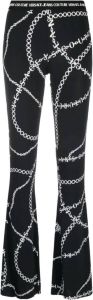 Versace Jeans Couture Wide Trousers Zwart Dames