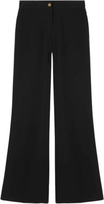 Versace Jeans Couture Zwarte Broek met Stijl Model Naam Black Dames