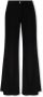Versace Jeans Couture Wijduitlopende broek Zwart Dames - Thumbnail 1