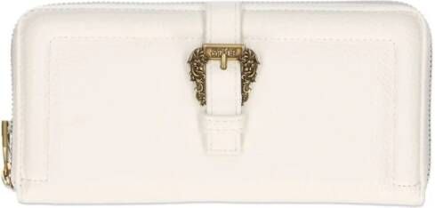 Versace Jeans Couture Witte Portemonnees Stijlvolle Collectie White Dames